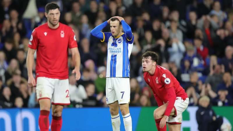 Nhận định trận đấu Brighton & Hove Albion vs Nottingham Forest - Dự đoán kết quả 2 Cả Brighton và Nottingham đều giành về 2 chiến thắng
